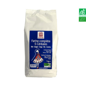 Farine Complète Bio aux 5 Céréales 1kg Celnat
