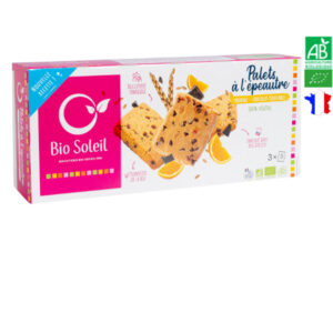 Palets à l’Epeautre Chocolat Orange Bio 165g Bio Soleil