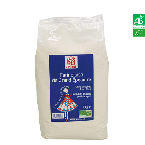 Farine de Grand Épeautre Bise Bio 1Kg Celnat
