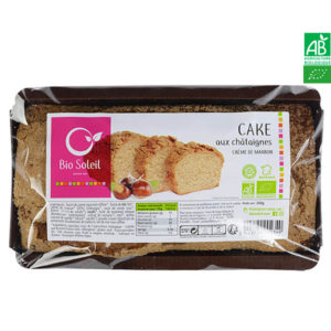 Cake Châtaignes Bio et à la Crème de Marron 260g Bio Soleil