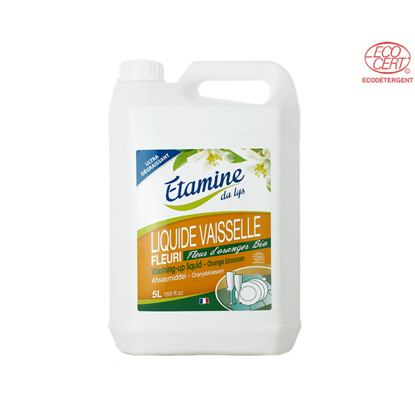 Liquide Vaisselle Fleur d'Oranger 5Lt Etamine du Lys