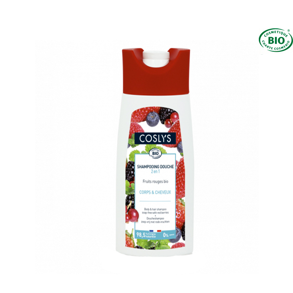 Shampoing Douche Fruits Rouges Bio 750ml Coslys