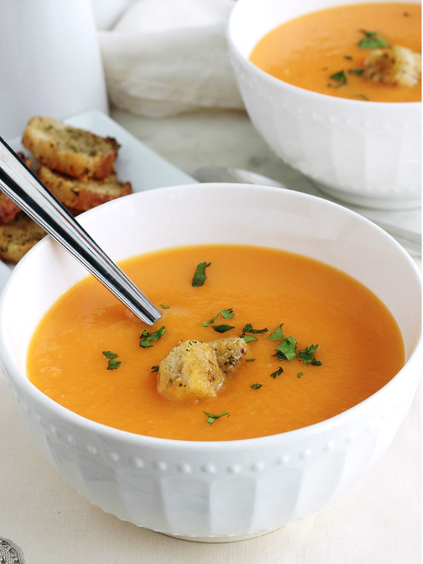 Velouté de Potiron aux Châtaignes