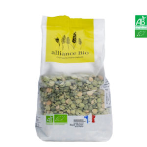 Pois Cassés France 500gr Alliance Bio