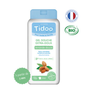 Gel douche extra-doux amande douce bio 750mL Tidoo