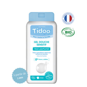 Gel douche sensitif extra-doux sans parfum 750ml Tidoo