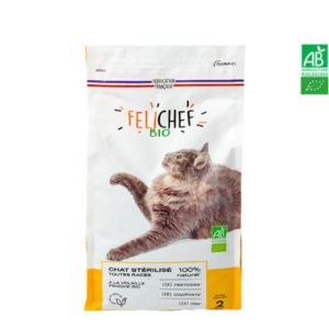 Croquettes Pour Chat BIO Chat Stérilisé 2kg - FELICHEF