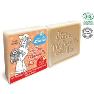 Savon De Marseille Bio Pêche Sucrée 100gr Secret de Provence