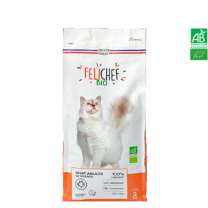 Croquettes Au Poisson Chat Bio Adulte 2kg – FELICHEF