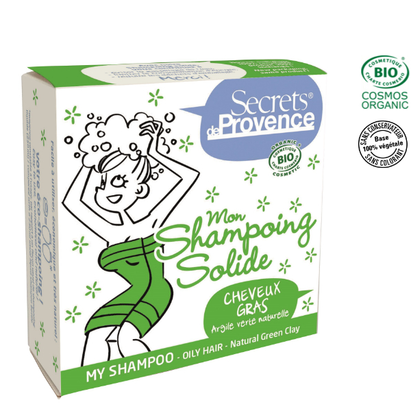 Shampoing Solide Bio Cheveux Gras Secret de Provence