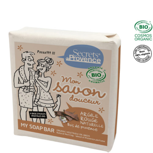 Savon Argile Rouge Bio 100gr Secret de Provence