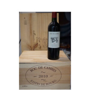 Caisse bois 6 bouteilles Roc de Cambes 2010