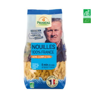 Nouilles Demi-Complètes Bio France 500g Priméal Nouilles Demi-Complètes Bio France 500g Priméal