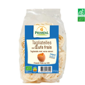 Tagliatelles Aux Œufs Frais Bio France 250g Priméal