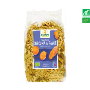 Tagliatelles Curcuma Pavot Bio France 250g Priméal