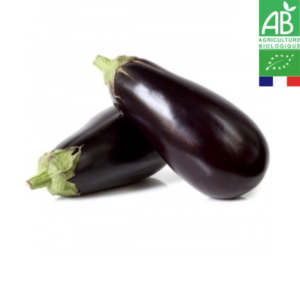 Aubergine Ovale Noire Bio 1kg