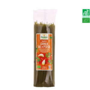 Spaghetti Blé et Quinoa Ail & Persil Bio France 500g Priméal Spaghetti Blé et Quinoa Ail & Persil Bio France 500g Priméal
