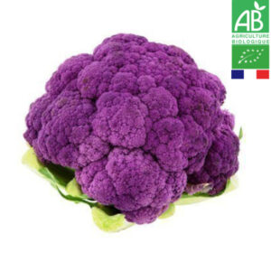 Chou-Fleur Violet Bio A La Pièce