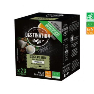 Café Capsules Exception Pur Arabica 20*5.5g Destination