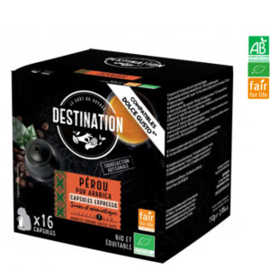 Café Capsules Dolce Gusto Pérou 16*7g Destination