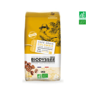 Café En Grains Colombie 100% Arabica 1kg Biodyssée