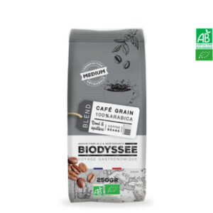 Café Grain Médium 100% Arabica 250g Biodyssée