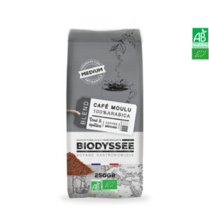 Café Moulu Médium 100% Arabica 250g Biodyssée Café Moulu Médium 100% Arabica 250g Biodyssée