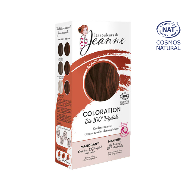 Coloration 100% Bio & Végétale Acajou Les Couleurs de Jeanne