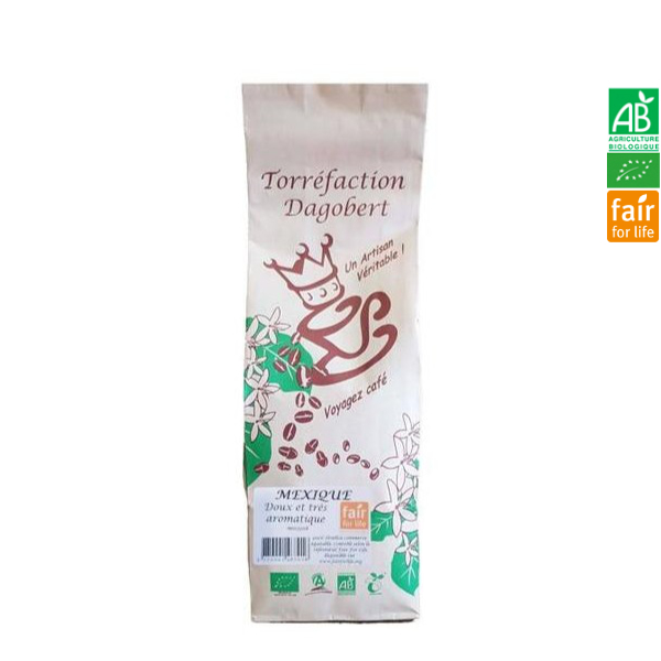 Café En Grains Mexique 100% Arabica 500g Dagobert
