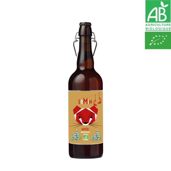 Bière hiver Ermin 6° 75cl