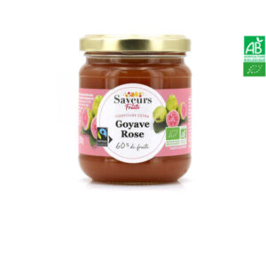 Confiture Goyave Rose Bio 220gr Saveurs et Fruits