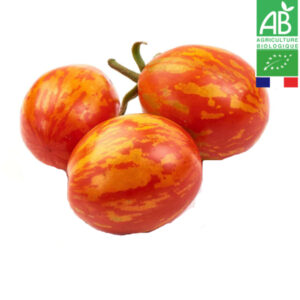 Tomate Ronde Red Zebra Bio De Population (Non Hybride)