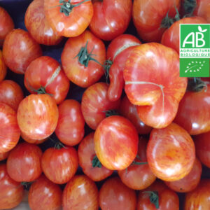 Tomate Ronde Red Zebra Bio De Population (Non Hybride) 1kg