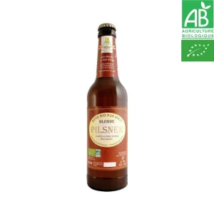 12 Bières blondes Pilsner au malt d’orge 33cl Moulin aux Moines