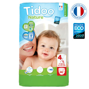 Couche Écologique Taille 4 7 à 18 kg Tidoo Couche Écologique Taille 4 7 à 18 kg Tidoo