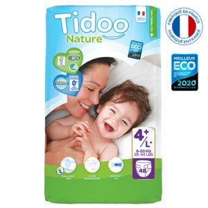 Couche Écologique Taille 4 9 à 20 kg Tidoo Couche Écologique Taille 4 9 à 20 kg Tidoo