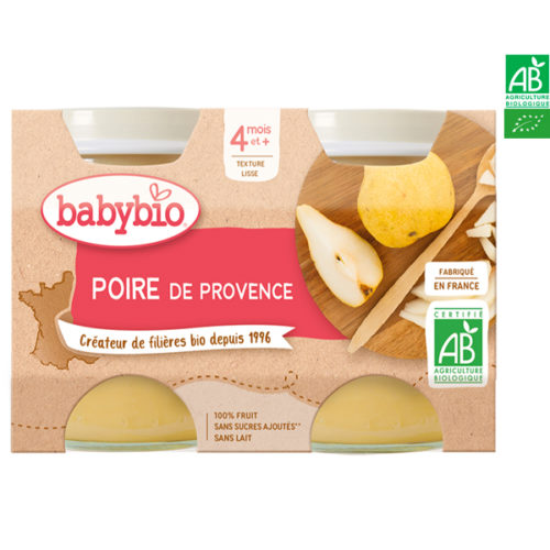 Poire de Provence 2x130g Babybio