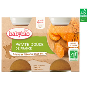 Patate Douce de France 2x130g Babybio