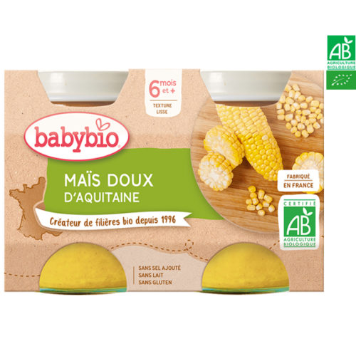 Maïs Doux D'Aquitaine 2x130g Babybio