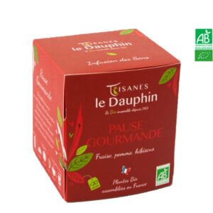 Infusion Bio Pause Gourmande 20 Dosettes Tisanes Le Dauphin