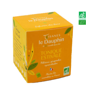 Infusion Bio Tonique Estivale 20 dosettes Tisanes Le Dauphin