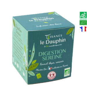 Infusion Bio Digestion Sereine 20 dosettes Tisanes Le Dauphin