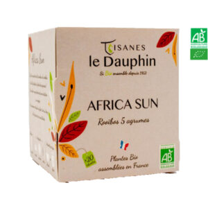 Infusion Rooibos Bio Africa Sun 20 infusions Tisanes Le Dauphin