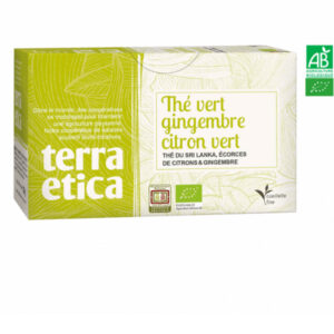 Thé Vert de Ceylan Bio Gingembre Citron Vert Terra Etica