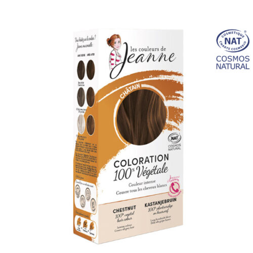 Coloration 100% Bio & Végétale Châtain Les Couleurs de Jeanne