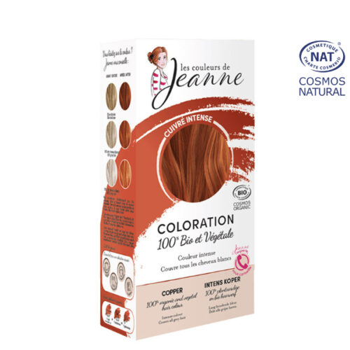 Coloration 100% Bio & Végétale Cuivré Intense Les Couleurs de Jeanne