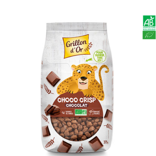 Choco Crips Bio 375gr Grillon d'Or
