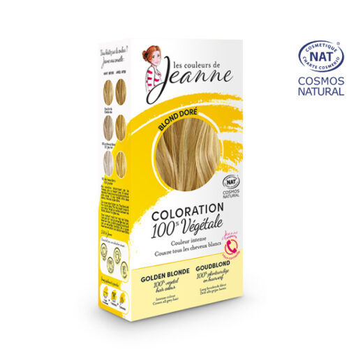Coloration 100% Végétale Blond Doré Les Couleurs de Jeanne