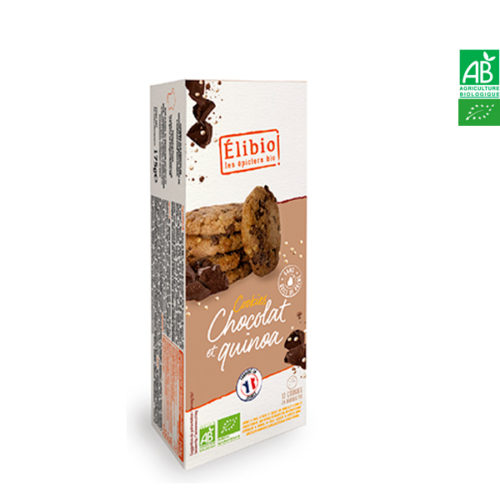 Cookies Chocolat et Quinoa 175gr Elibio