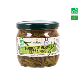 Haricots Verts Extra Fins Bio France 370ml Priméal